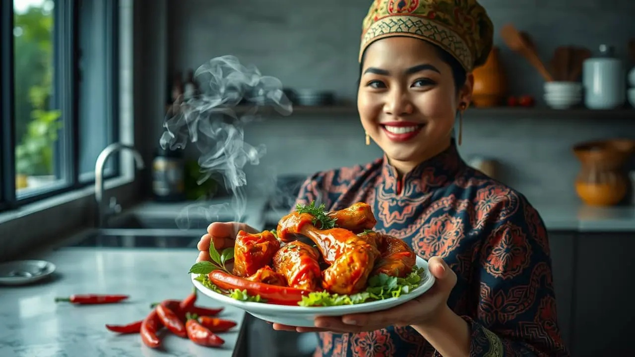 resep rica-rica ayam pedas manis