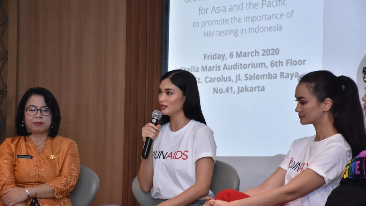 Kunjungan Pia Wurtzbach UNAIDS Goodwill Ambassador for Asia and the Pacific ke Indonesia - UNAIDS