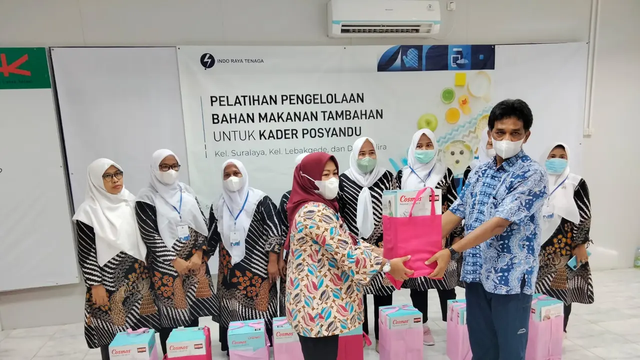 Pelatihan pengelolaan bahan makanan tambahan untuk 23 kader Pos Pelayanan Terpadu (Posyandu) di tiga wilayah, yang perdana dilakukan pada Kamis (23/6/2022).