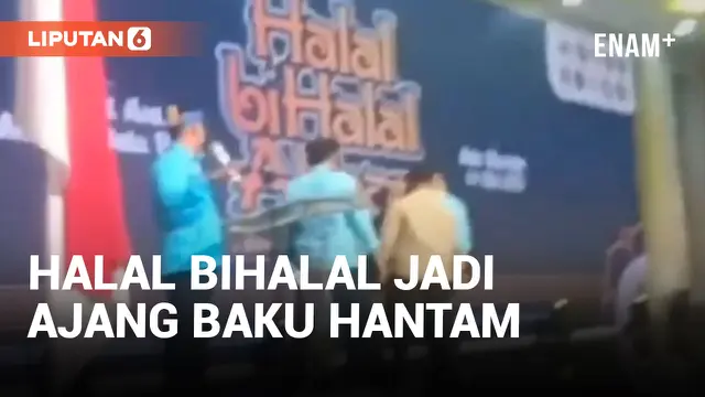 Acara Halal Bihalal Mahasiswa Batu Bara Berujung Ricuh di Kantor Gubernur Sumut