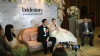Intip penampilan Sandra Dewi dalam gaun pengantin klasik di hari istimewanya.