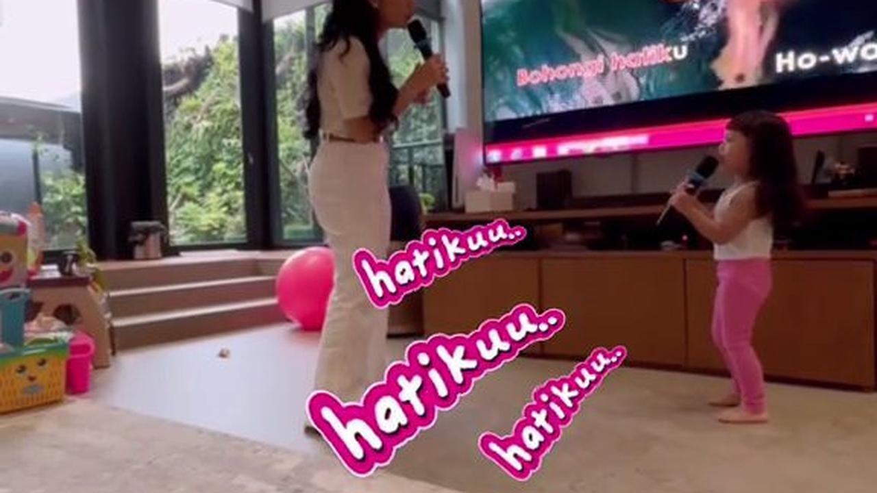 Momen Ameena Anak Atta dan Aurel Karaokean Bareng Kris Dayanti, Guru Vokalnya Langsung Diva Indonesia