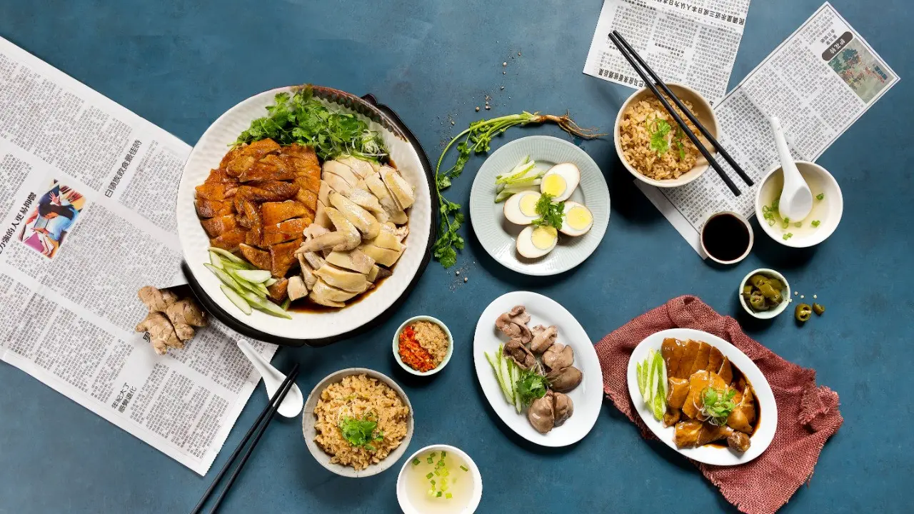 Nasi ayam hainan khas Singapura