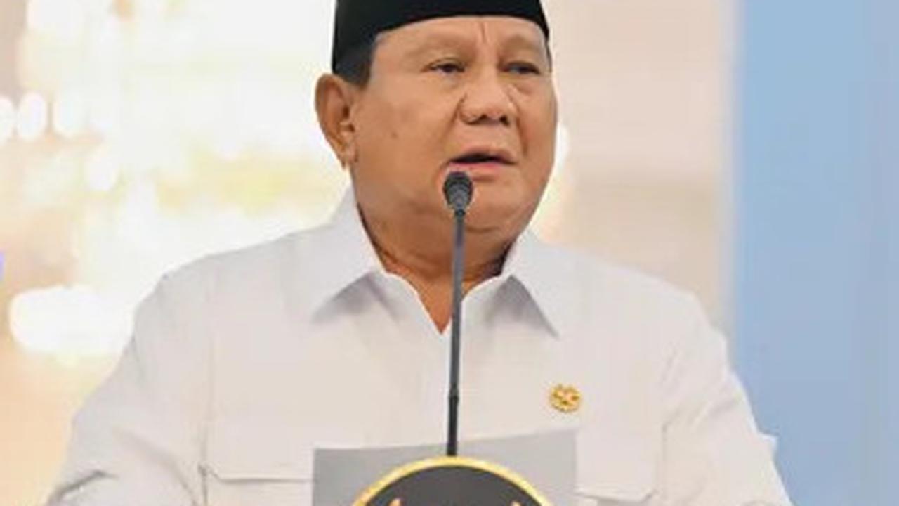 Presiden Prabowo: Demi Allah Saya Tak akan Mundur Setapak Pun