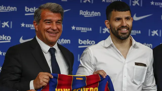 Barcelona, Joan Laporta, Sergio Aguero