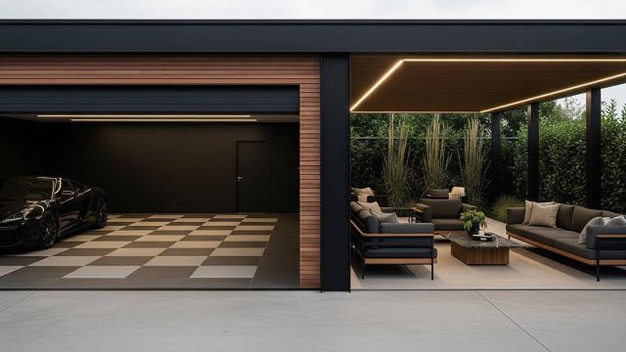 5 Inspirasi Desain Teras Kombinasi Carport dan Ruang Santai yang Aman dan Nyaman