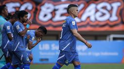 El Loco terpilih sebagai starter saat bertandang ke markas FC Bekasi City di Stadion Patriot Candrabhaga, Bekasi pada Senin (19/09/2022). (Bola.com/Bagaskara Lazuardi)