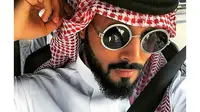Simak gaya nyentrik Pangeran Arab Fahad al-Saud pada akun Instagramnya. 
