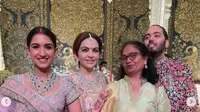 Lalita D'Silva atau Lalita Dsilva, mantan pengasuh Anant Ambani, putra bungsu Mukesh Ambani yang merupakan orang terkaya di India. (Instagram lalitadsilva2965)