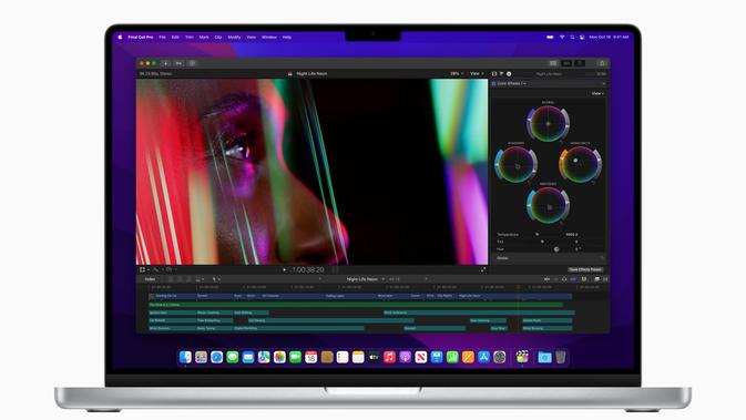 Apple merilis MacBook Pro 14 inci dan 16 inci dengan notch di layar (Foto: Apple Newsroom)