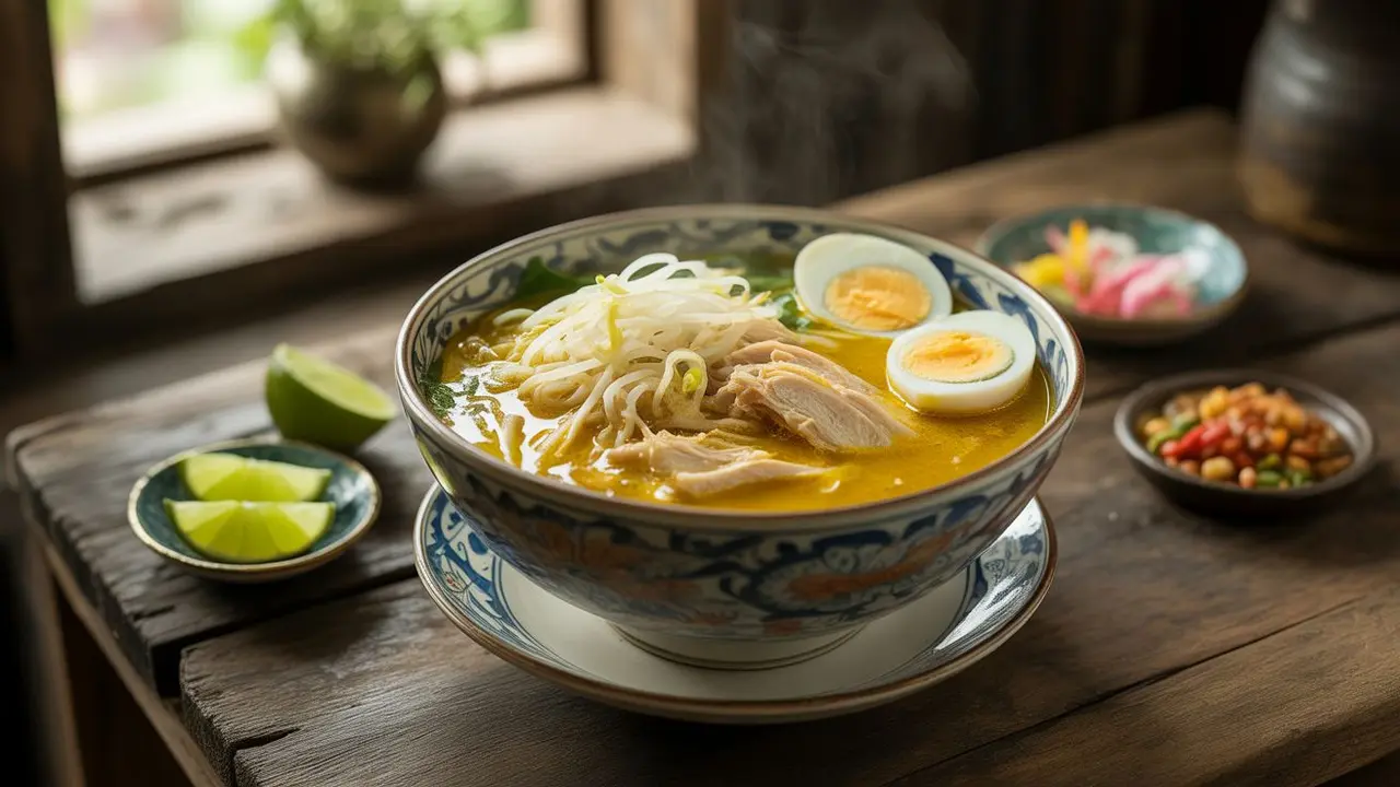 Resep Soto Ayam Kuning (AI Generated)