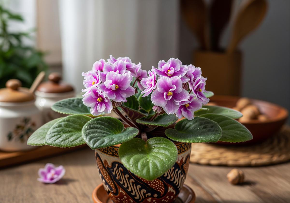 African Violet (Saintpaulia ionantha)