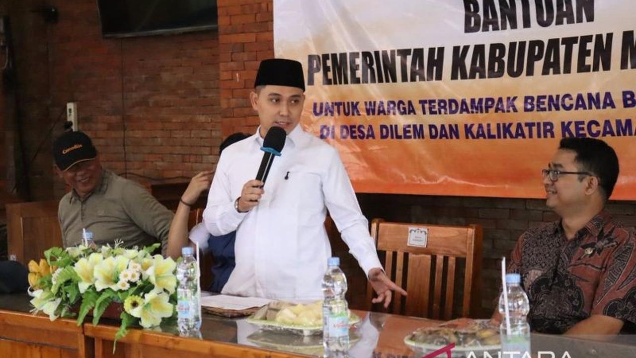 Pemkab Mojokerto Salurkan Bantuan Longsor untuk Ratusan Warga Terdampak