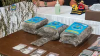 Bea Cukai Mataram turut menghadiri pemusnahan barang bukti Narkotika hasil sinergi penindakan bersama Badan Narkotika Nasional (BNN) Provinsi Nusa Tenggara Barat (NTB). (Istimewa)