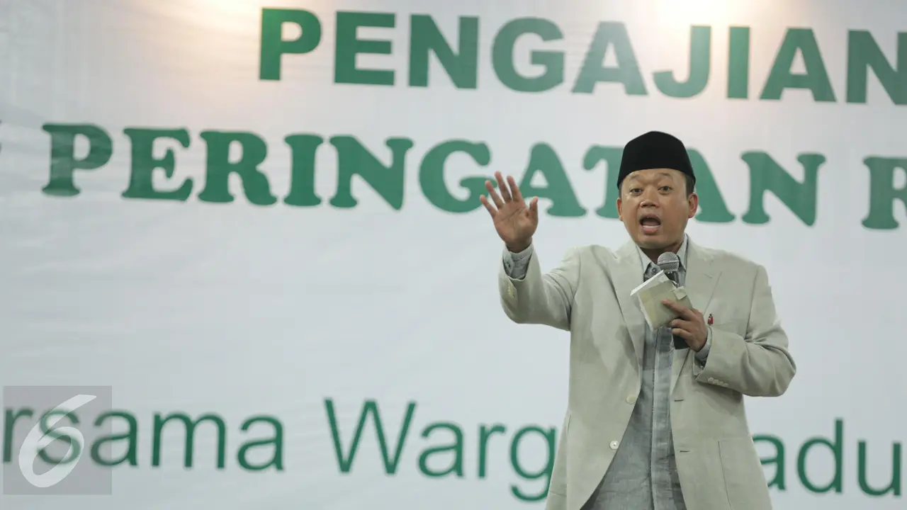 Nusron Wahid Hadiri Pengajian Umum Peringatan Rajabiyah