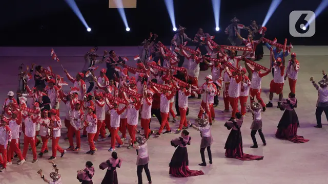 Pembukaan SEA Games 2019, Kontingen Indonesia Tampilkan Busana Daerah