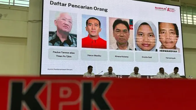 Lima Buronan Kakap KPK: Harun Masiku Cs Dipamerkan!