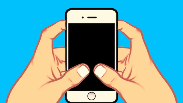 cara genggam smartphone (foto: brightside)