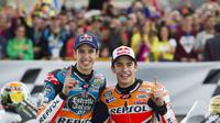 Marc Marquez dan Alex Marquez (AFP/Jaime Reina)