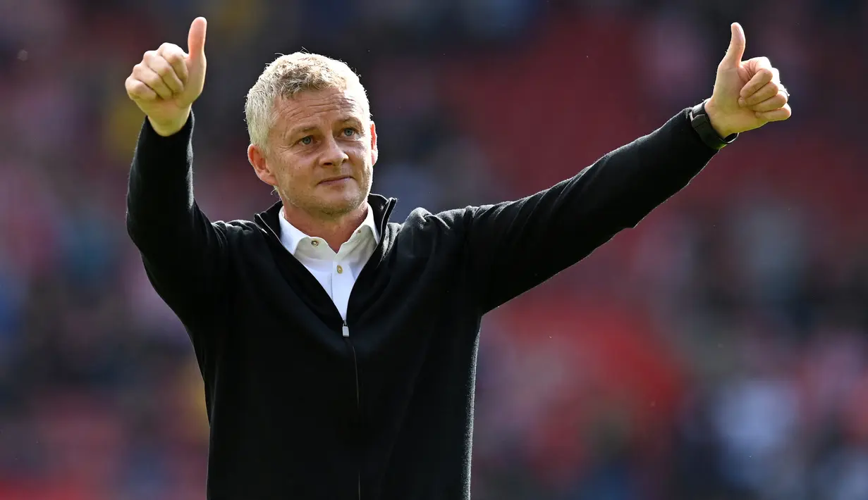 Pada 10 menit terakhir, pasukan Ole Gunnar Solskjaer terus menekan pertahanan Southampton yang mampu bertahan dengan gigih. Hingga laga usai, skor 1-1 tidak berubah. (Foto: AFP/Glyn Kirk)