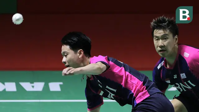 Foto: Melihat Aksi Come Back Gemilang Marcus/Kevin atas Ganda Malaysia yang Loloskan Minions ke Semifinal Daihatsu Indonesia Masters 2022