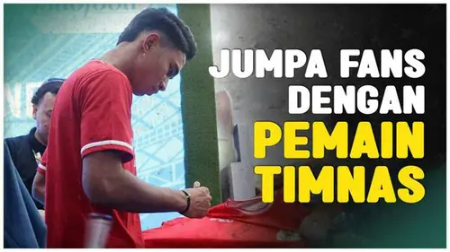 VIDEO: Marselino Ferdinan dan 4 Pemain Timnas Indonesia Jumpa Fans di Jakarta Fair 2024