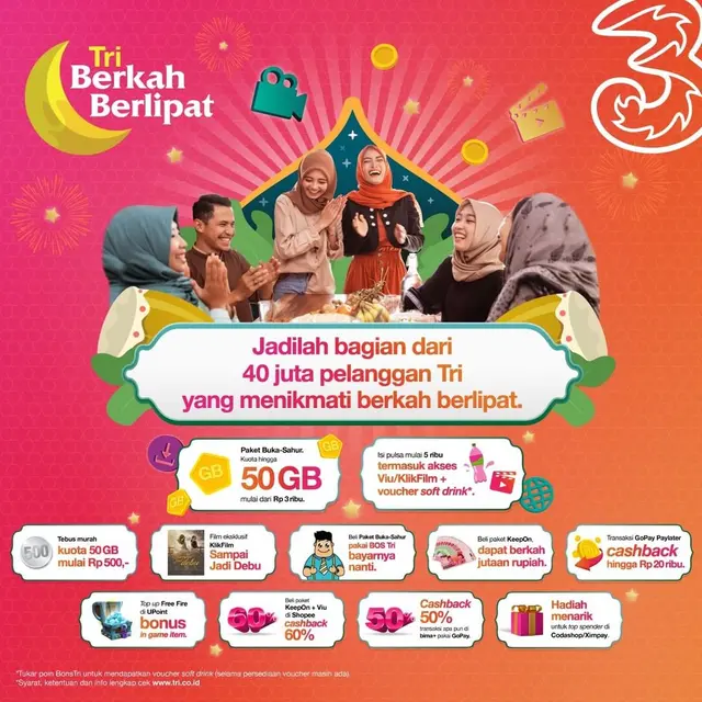 Dapatkan Juga Cashback Besar Hingga 50%