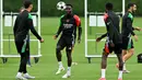 Di sisi lain, kabar buruk berhembus di kubu Arsenal. Pelatih Mikel Arteta mengabarkan, Riccardo Calafiori mengalami cedera dan diragukan bisa tampil untuk menghadapi Paris Saint-Germain. (Glyn KIRK/AFP)