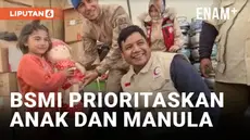 Organisasi Kemanusiaan Bulan Sabit Merah Indonesia atau BSMI mengirimkan bantuan khusus anak dan manula yang tinggal di kem pengungsian gempa Turki, di taman Ataturk, Kahramanmares, Turki.