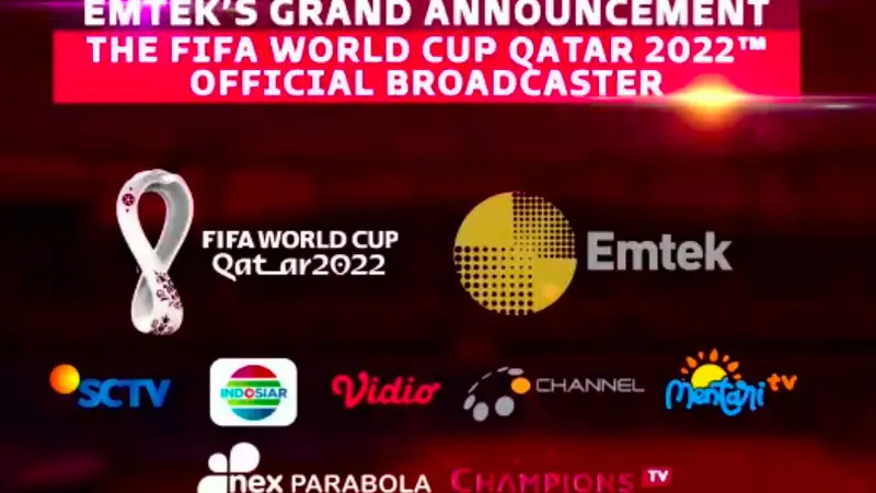 Emtek grup pegang hak siar Piala Dunia 2022