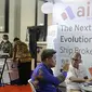 PT Airin Integrasi Solusi memperkenalkan sebuah platform digital bernama AIRIN kepada pengunjung pada acara Indonesian Palm Oil Conference (IPOC) yang diselenggarakan di Bali. (Liputan6.com/HO)
