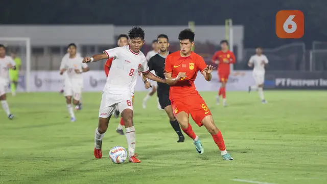 Timnas China U-20 vs Timnas Indonesia U-20: Laga Kedua Uji Coba Internasional