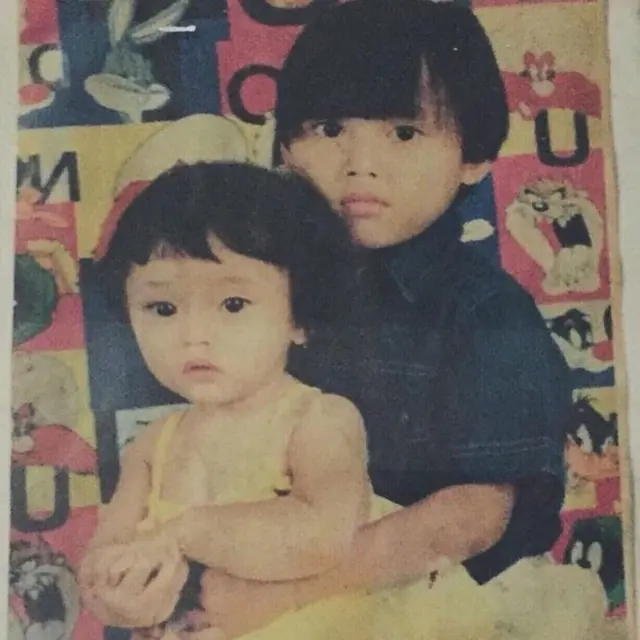 6 Potret Masa Kecil Rizky Febian dan Putri Delina, Bikin Gemas