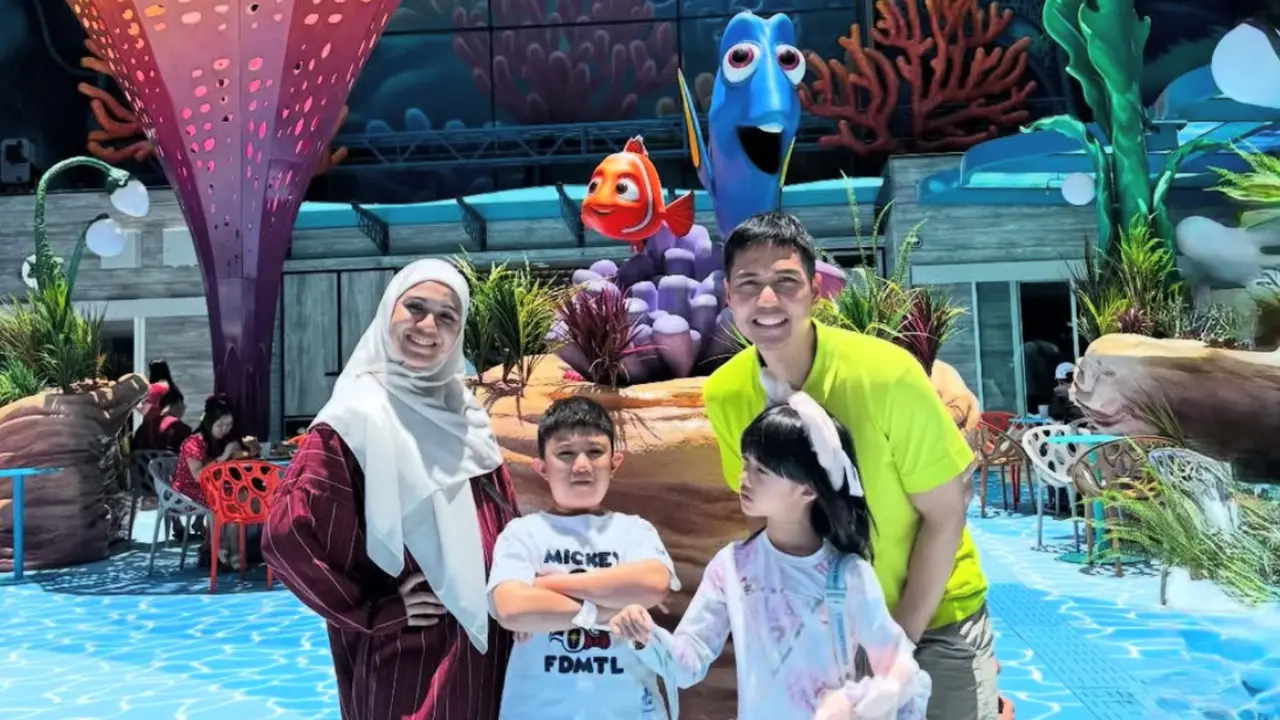 Nycta Gina saat Liburan Naik Kapal Pesirar bersama keluarga. [@missnyctagina]