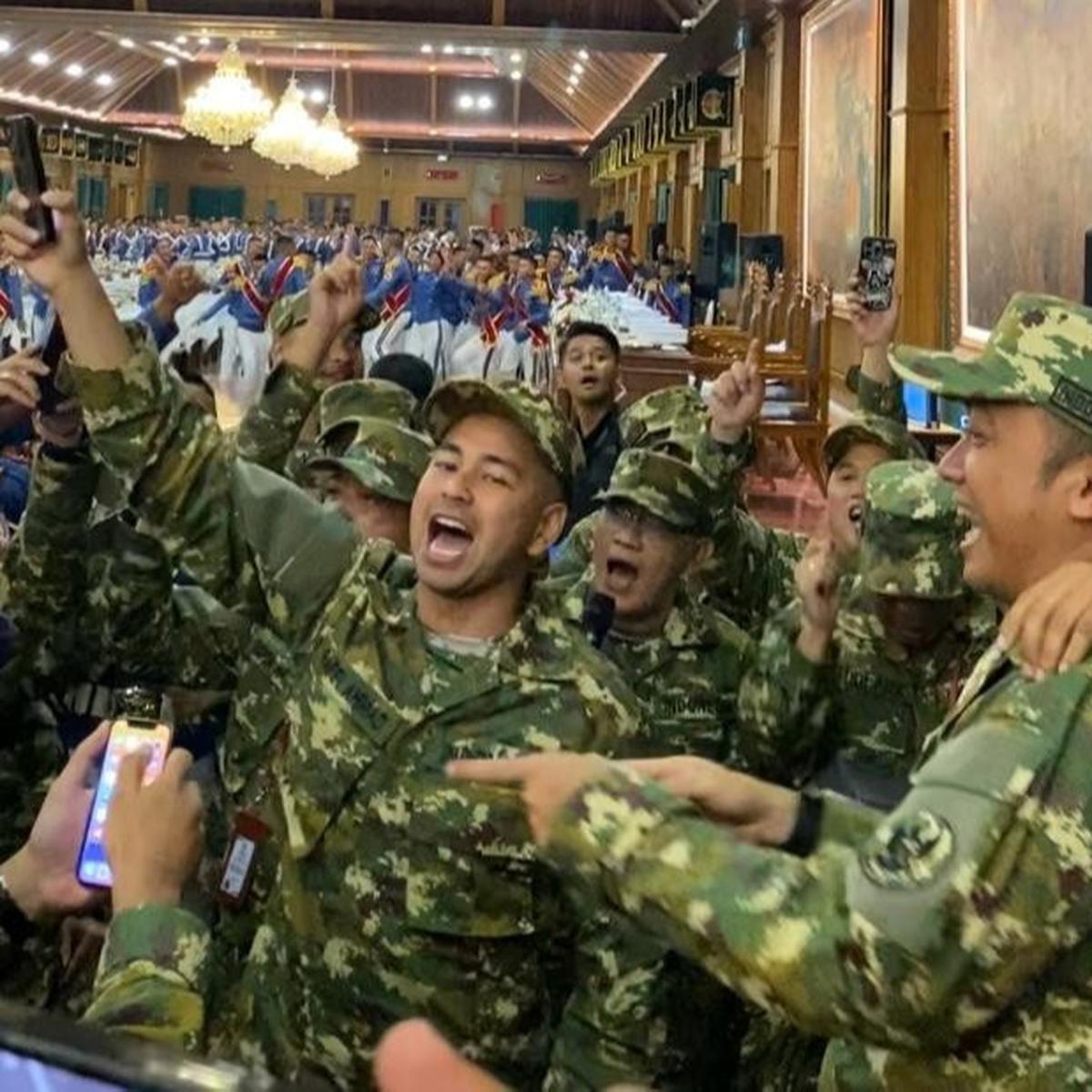 Momen Menteri Kabinet Merah Putih Nyanyi dan Joget Bersama