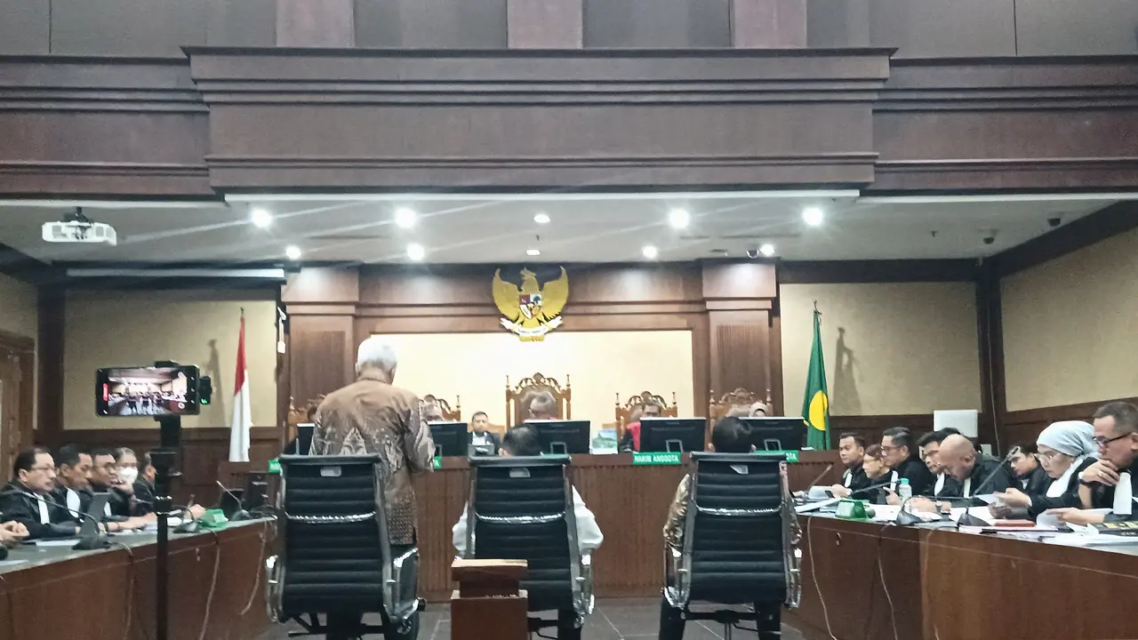 Sidang eksepsi kasus febrie adriansyah di pengadilan Tipikor Jakarta, Rabu (14/10/2026). (Liputan6.com/Alya Putri Agustina).