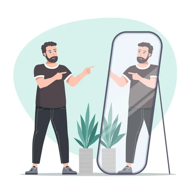 Ilustrasi pantulan cahaya