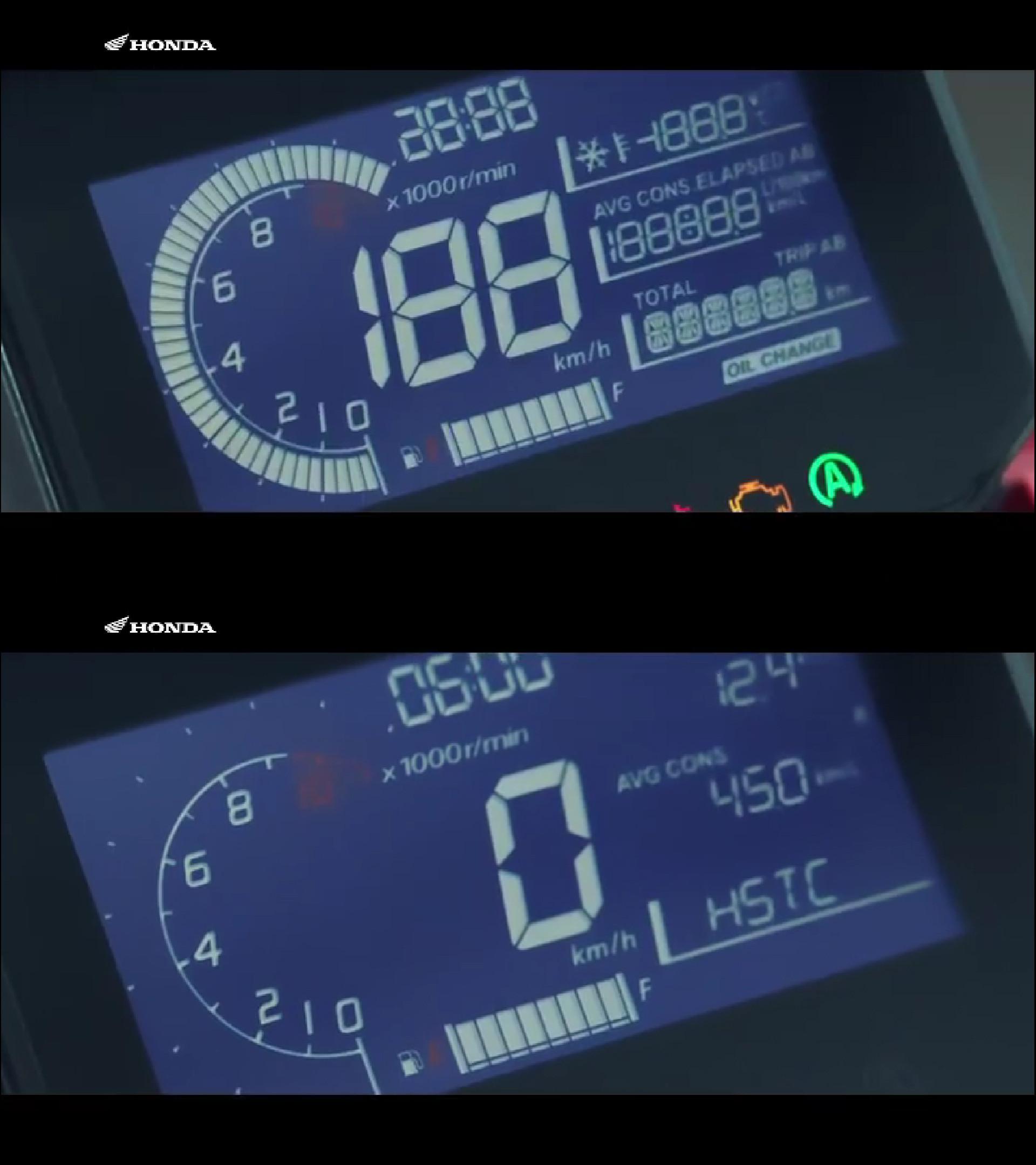 Teaser speedometer baru Honda ADV 160 (Instagram/@welovehonda_id)