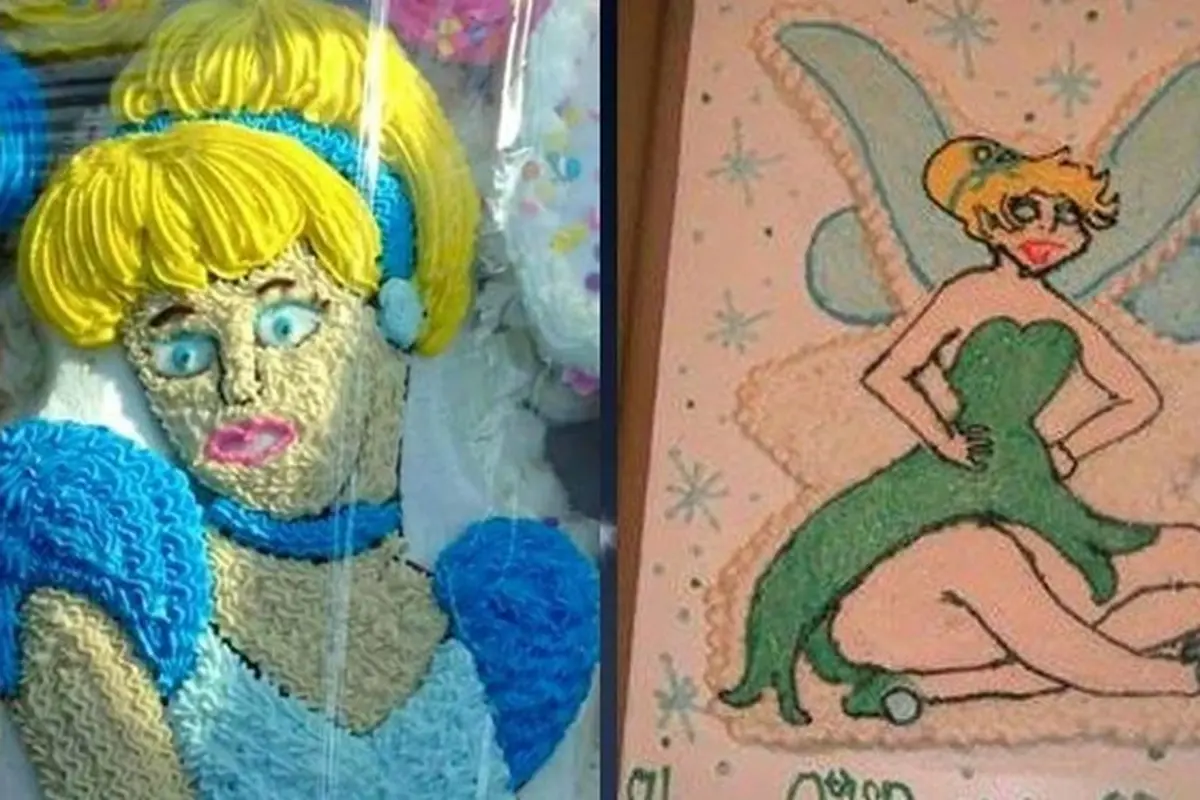 6 Kue Ulang Tahun Bentuk Kartun Wanita Ini Hasilnya Bikin Kecewa, Berantakan