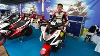 Andrias Lukito pembalap yang meraih pole position kelas YCR 10 di Boyolali, Sabtu (29/2/2020). (Istimewa)