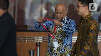 Ilham Akbar Habibie tiba di Gedung Merah Putih KPK sekitar pukul 12.48 WIB. (Liputan6.com/Helmi Fithriansyah)