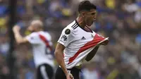 Gelandang River Plate, Exequiel Palacios. (AFP/Eitan Abramovich)