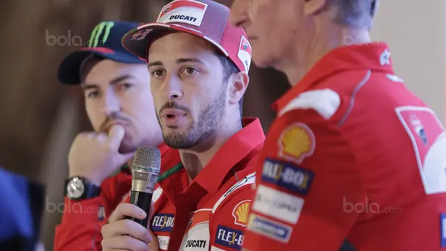 Jumpa Pers Andrea Dovizioso dan Jorge Lorenzo