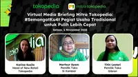 Ulang Tahun Keempat, Mitra Tokopedia Gelar Kompetisi Apresiasi Pegiat Usaha Tradisional
