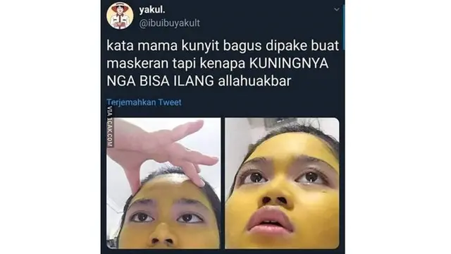 6 Potret Orang Salah Kira Pakai Masker Ini Kocak