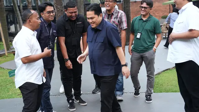 Menpora menggelar diskusi dengan wartawan yang meliput di Kemenpora