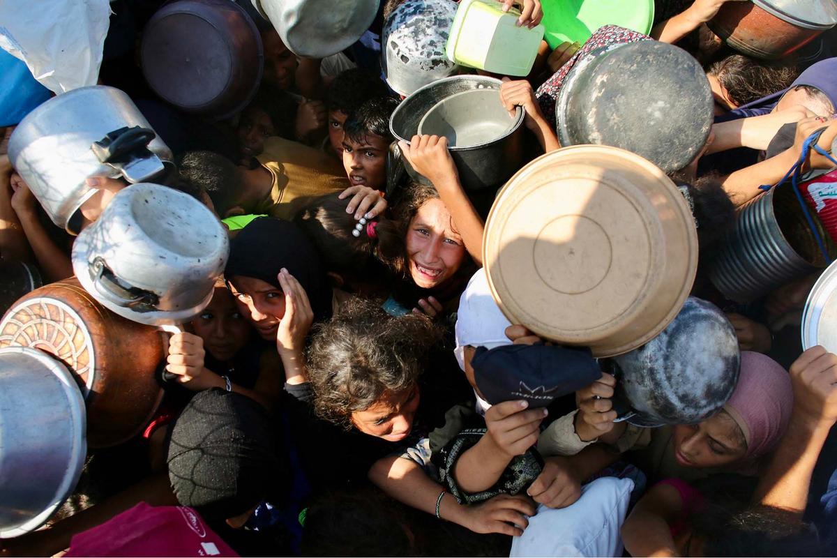 FOTO: Kelaparan Renggut Nyawa 21 Anak-Anak Gaza dalam 72 Jam Terakhir