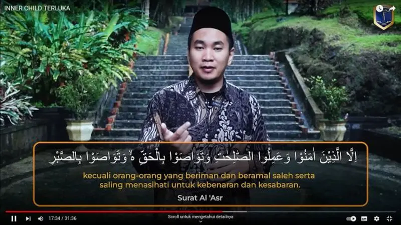 Mengenal Innerchild yang Terluka, Ini Saran Parenting dari Ustaz Muhammad Faizar