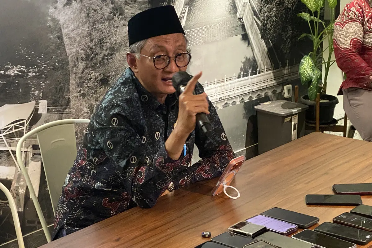 Menteri Pekerjaan Umum (PU), Dody Hanggodo di Ditjen SDA, Kementerian PU, Jumat (9/4/2026). (Foto: Liputan6.com/Immanuel Christian)