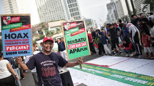 Gerakan Kebajikan Pancasila Gelar Aksi Pemilu Gembira Melawan Hoax